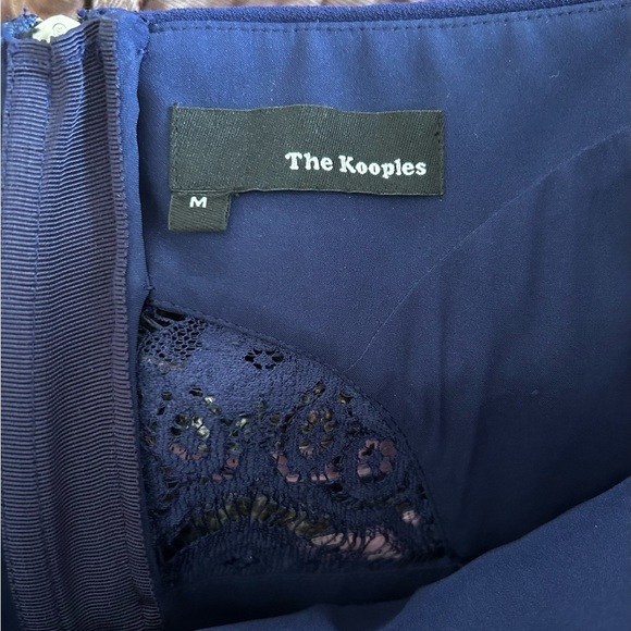 THE KOOPLES Strapless Dress in Deep Blue - Picture 7 of 9